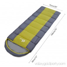 ODOLAND Portable Cold Weather 40F Sleeping Bag Best 3 Season Sleeping Bag w/ Compression Package